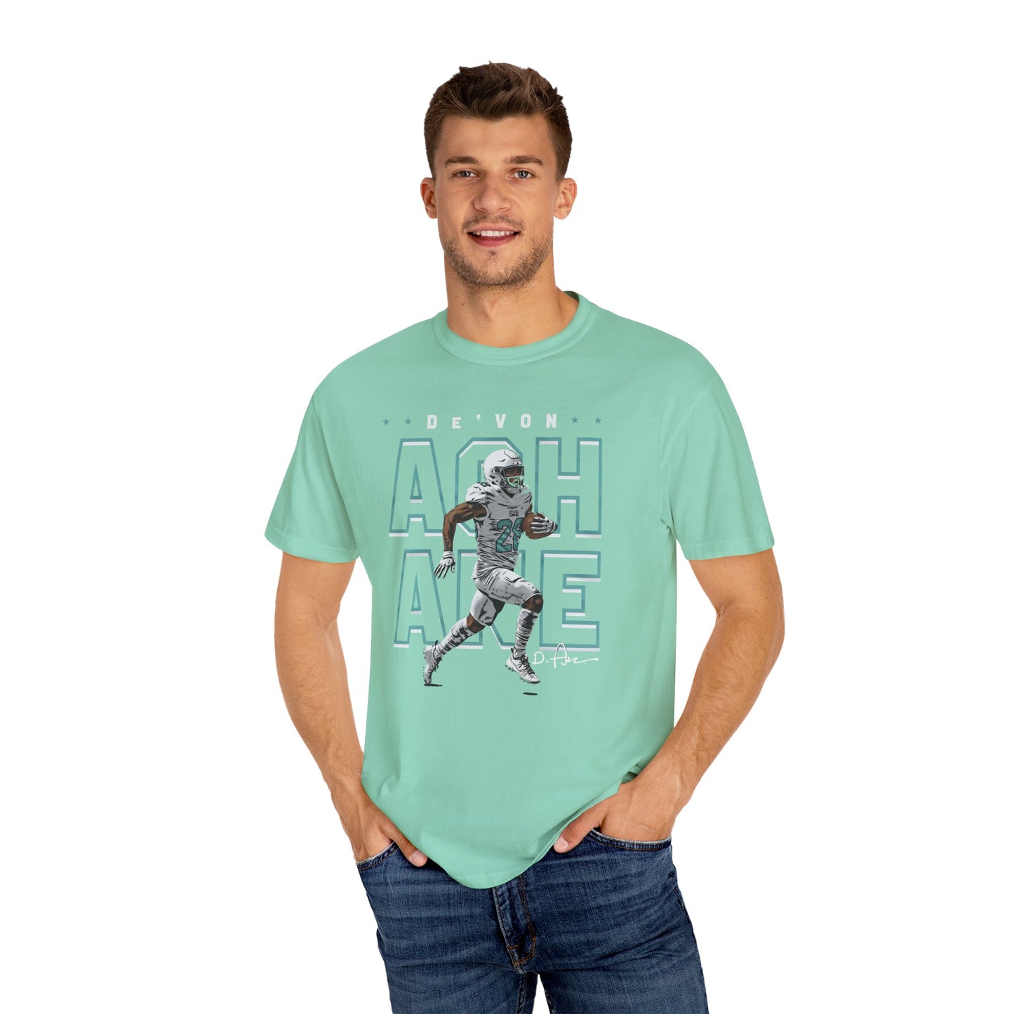 De'Von Achane Signature Premium T-shirt