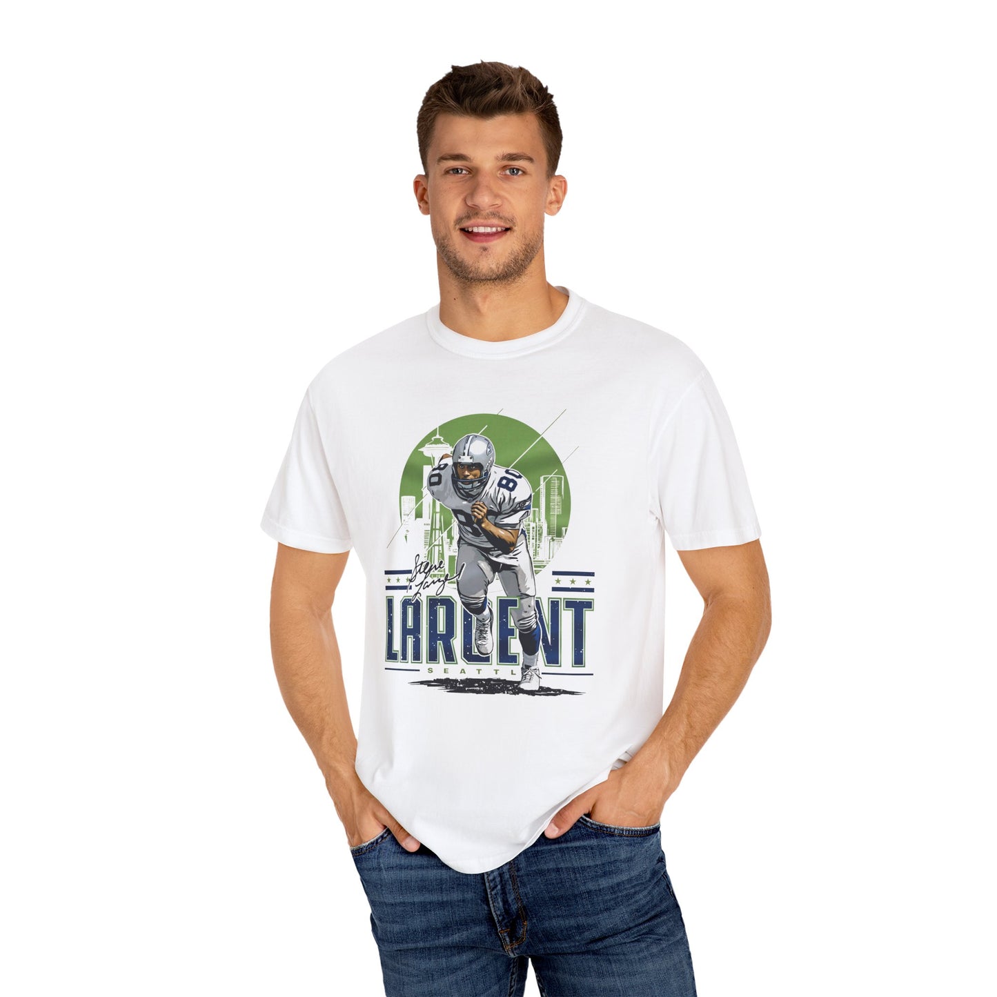 Steve Largent Signature Premium T-shirt