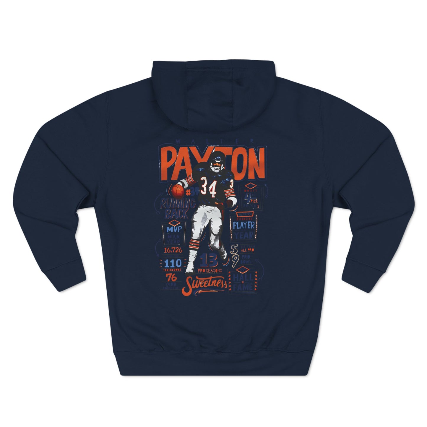 Walter Payton Signature Hoodie – Bears Legend Edition