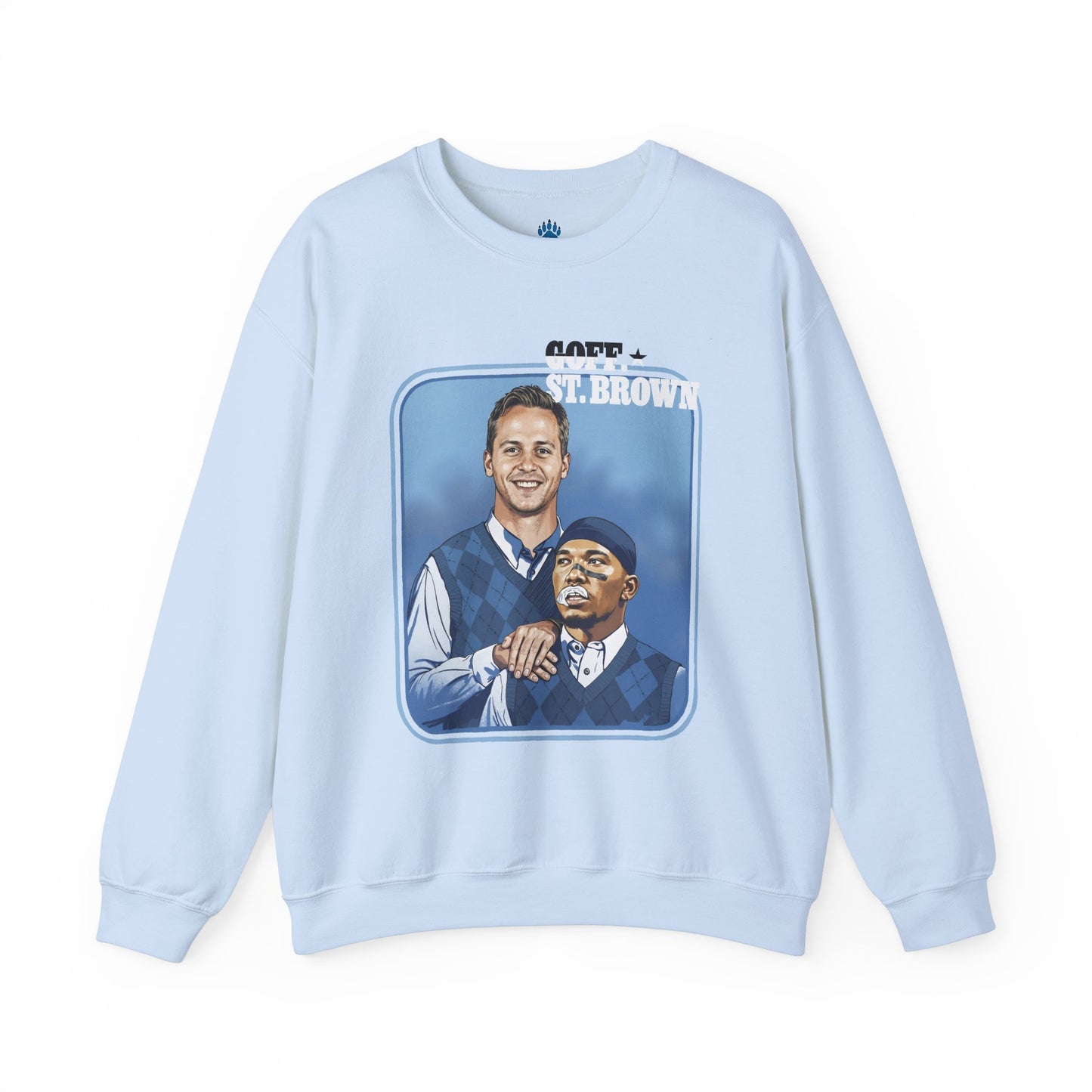 Goff & St. Brown Dynamic Duo Sweatshirt
