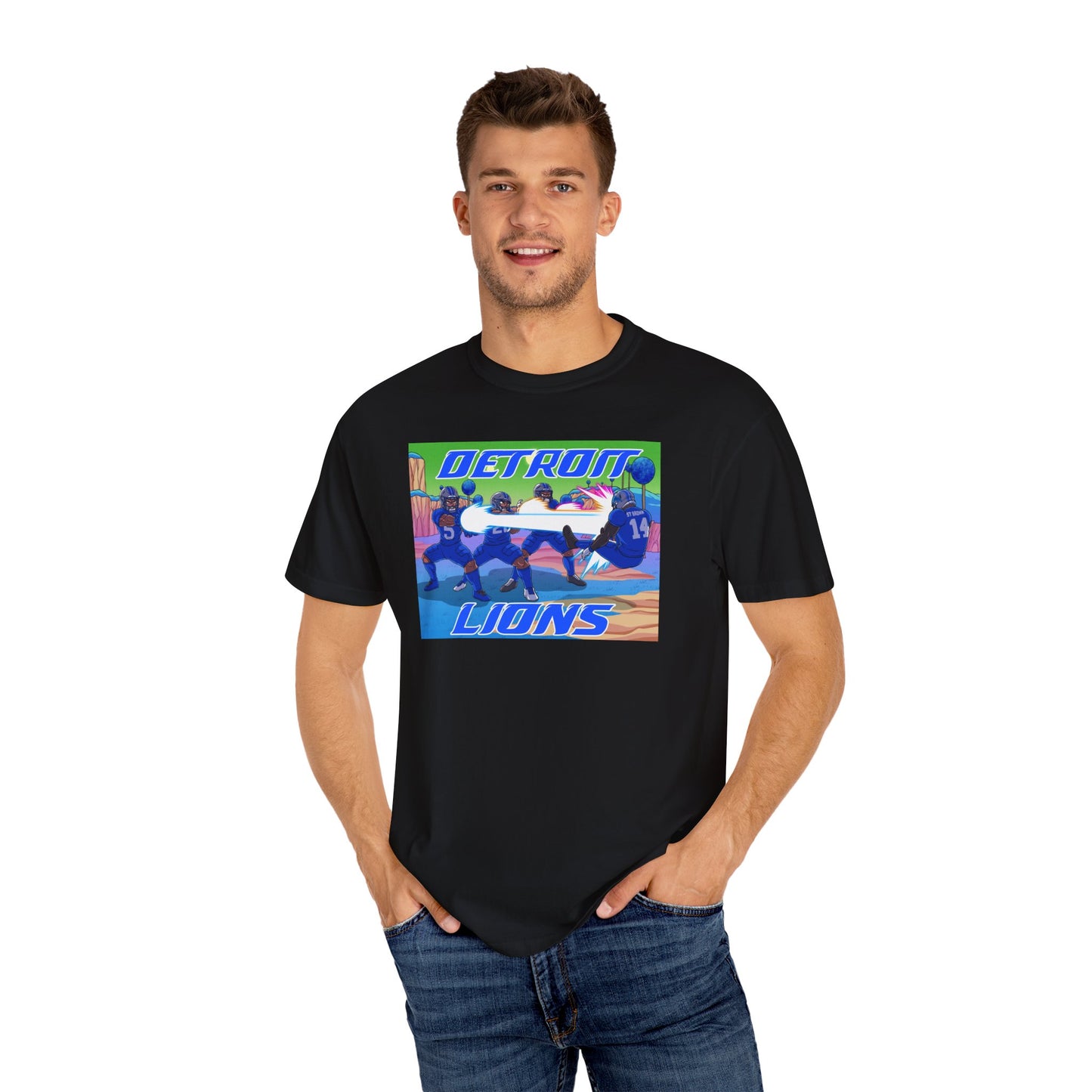 Detroit Lions Saiyan Strength Premium T-shirt