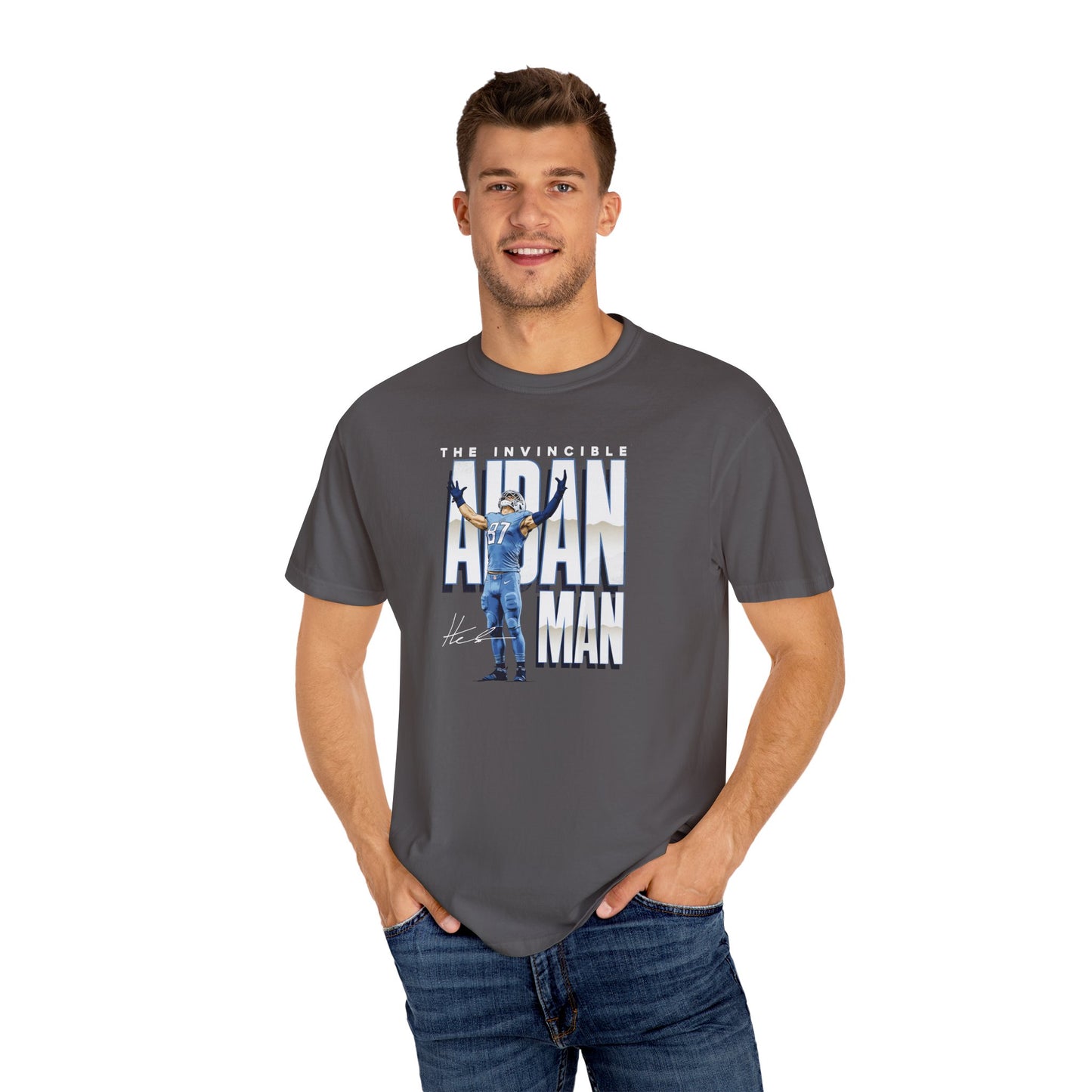 Aidan Hutchinson Signature Premium T-shirt