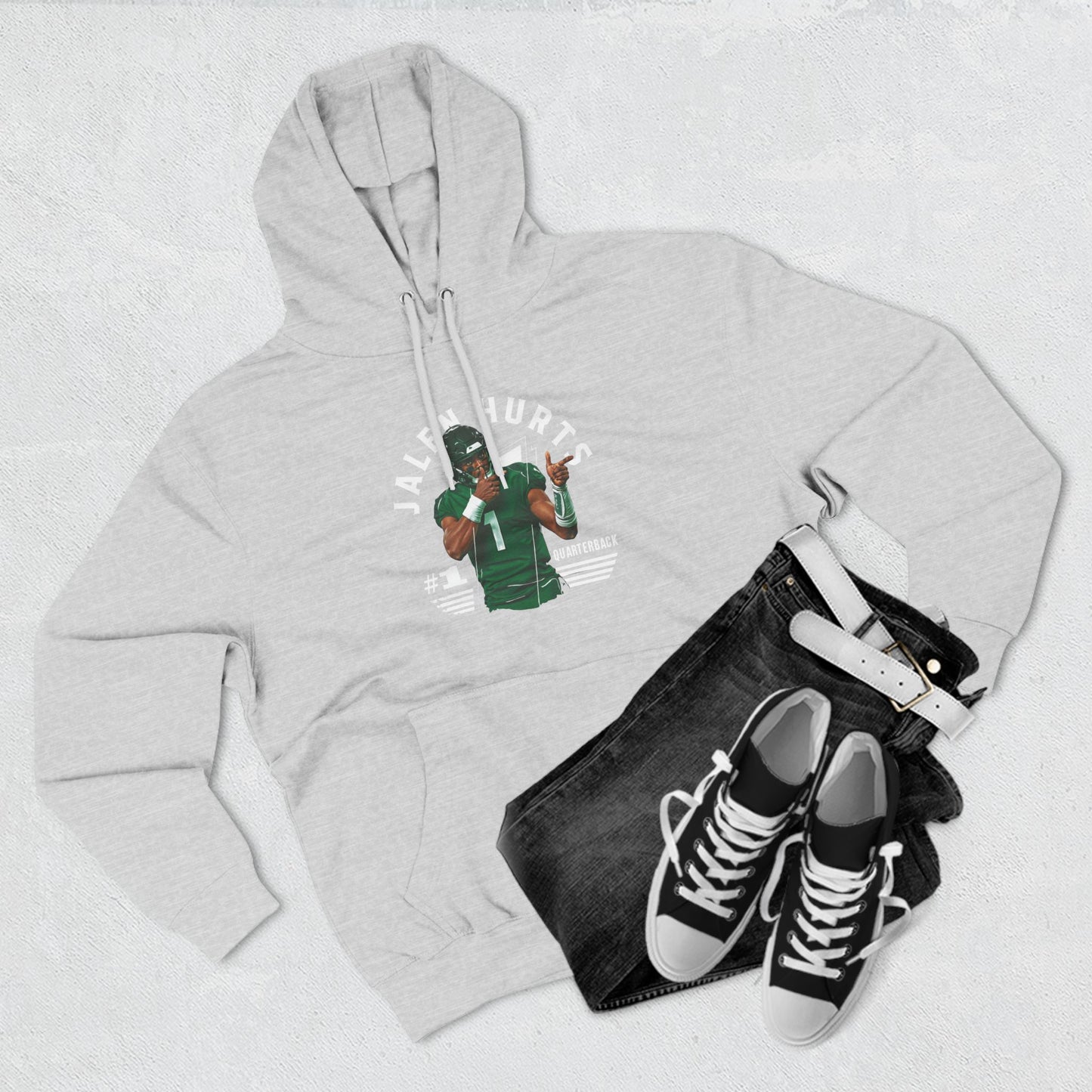 Eagles Triple Threat Hoodie – Hurts, Brown, and Smith Edition
