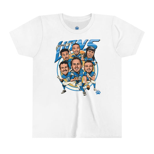 Detroit Lions Iconic Big Head Youth T-shirt