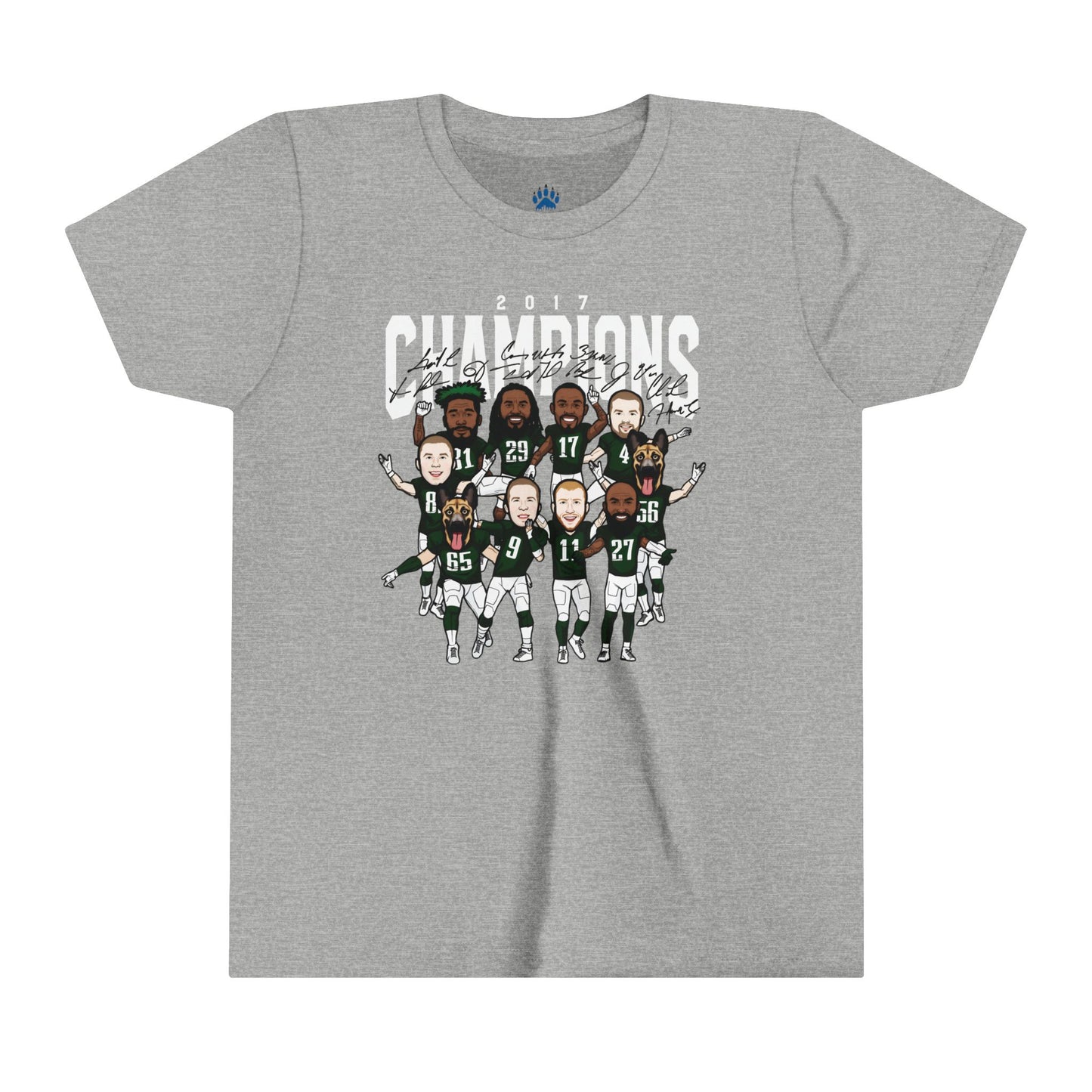 2017 Eagles Champions Youth T-shirt