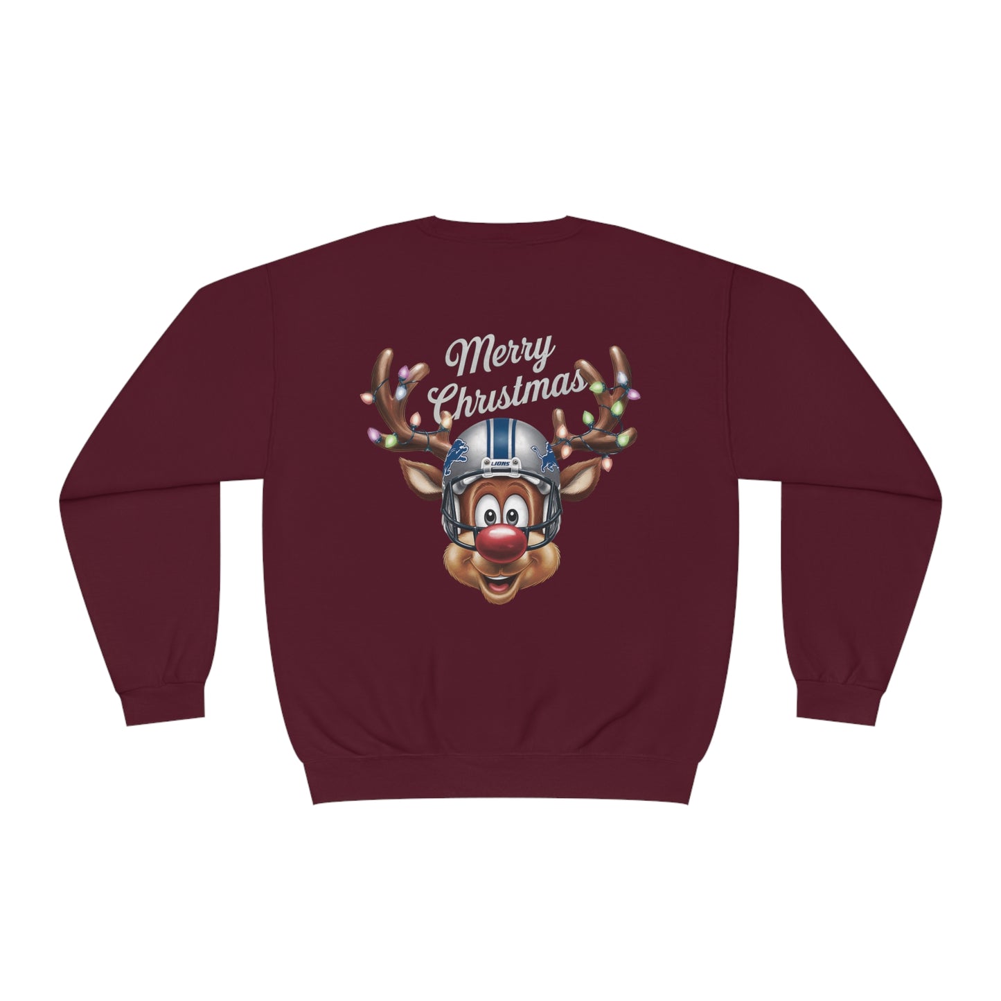 Lions Christmas Cheer Sweatshirt – Roar Through the Holidays