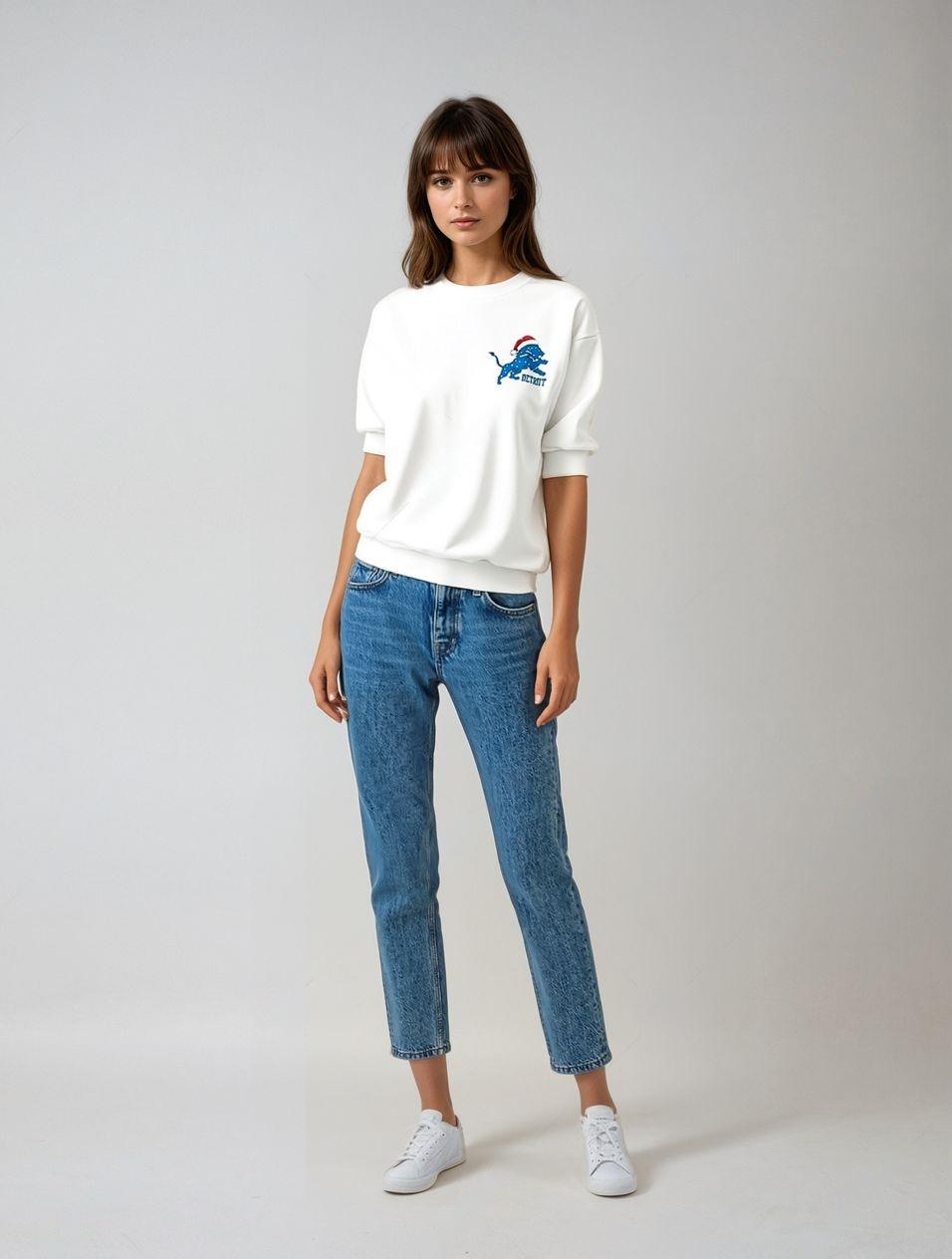 Lions Christmas Cheer Sweatshirt – Roar Through the Holidays