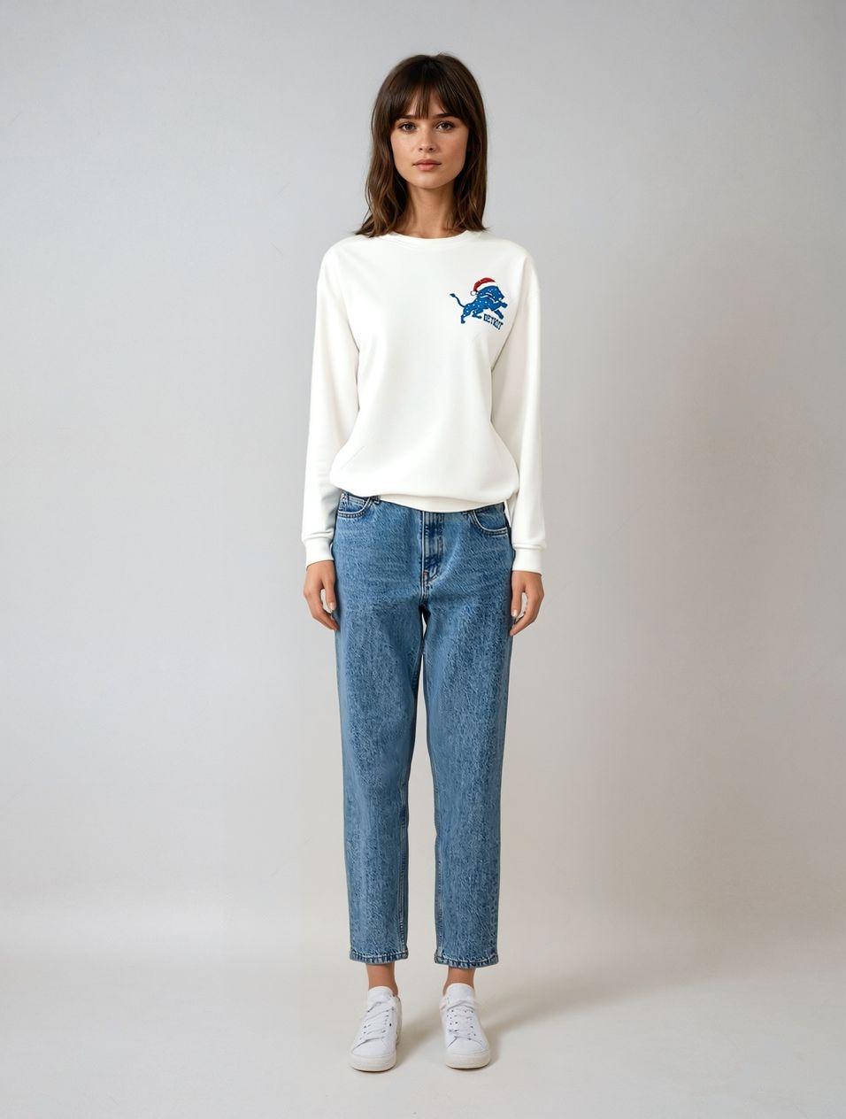Lions Christmas Cheer Sweatshirt – Roar Through the Holidays