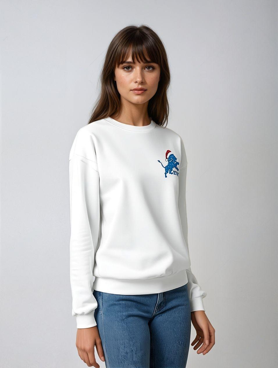 Lions Christmas Cheer Sweatshirt – Roar Through the Holidays