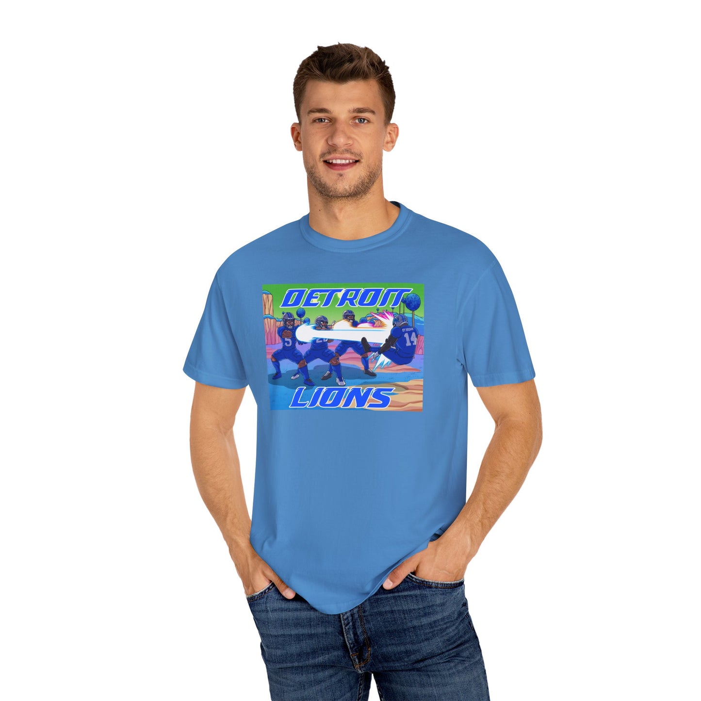 Detroit Lions Saiyan Strength Premium T-shirt
