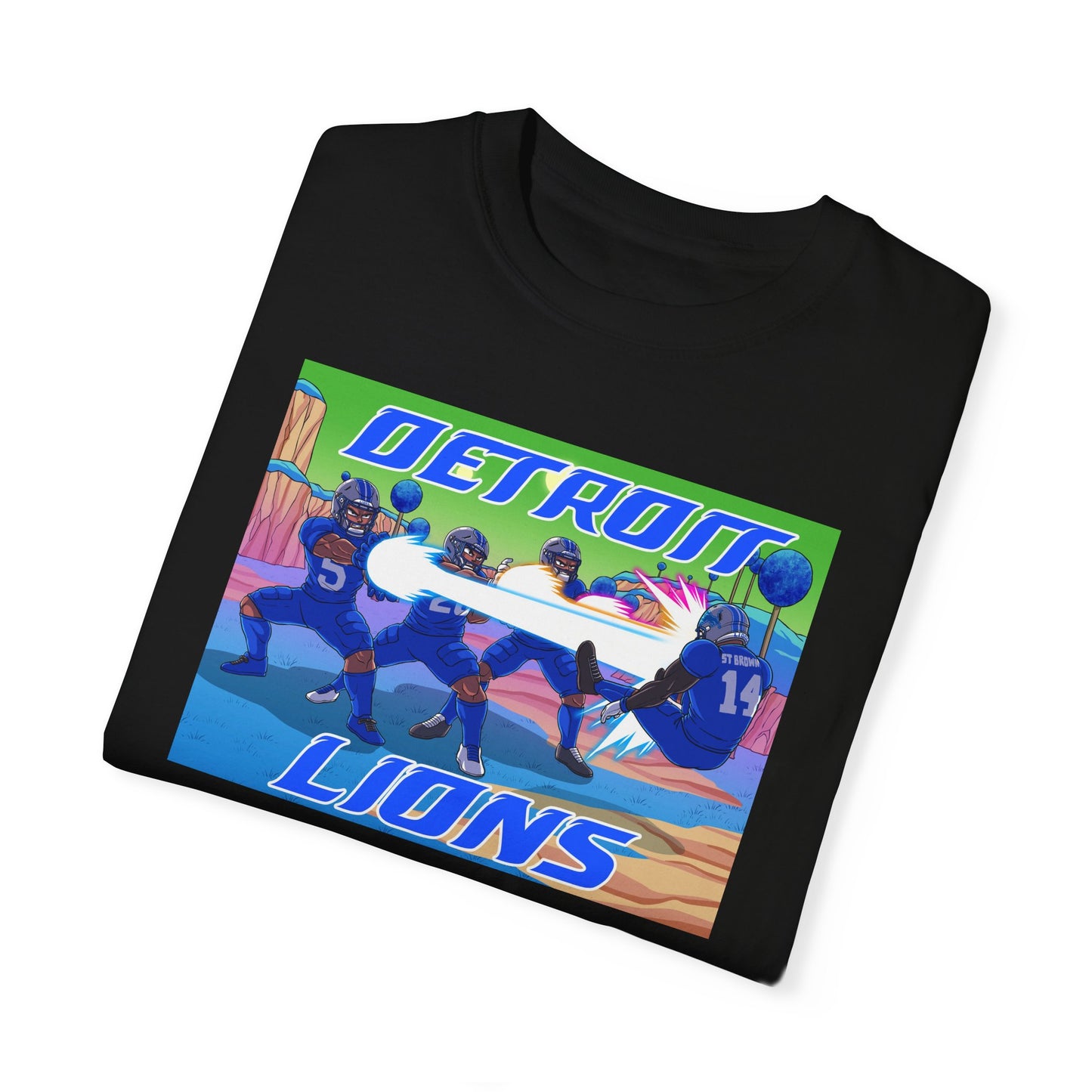 Detroit Lions Saiyan Strength Premium T-shirt