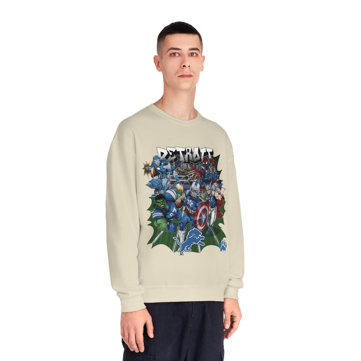 Detroit Marvel Sweatshirt – Motor City Heroes Edition