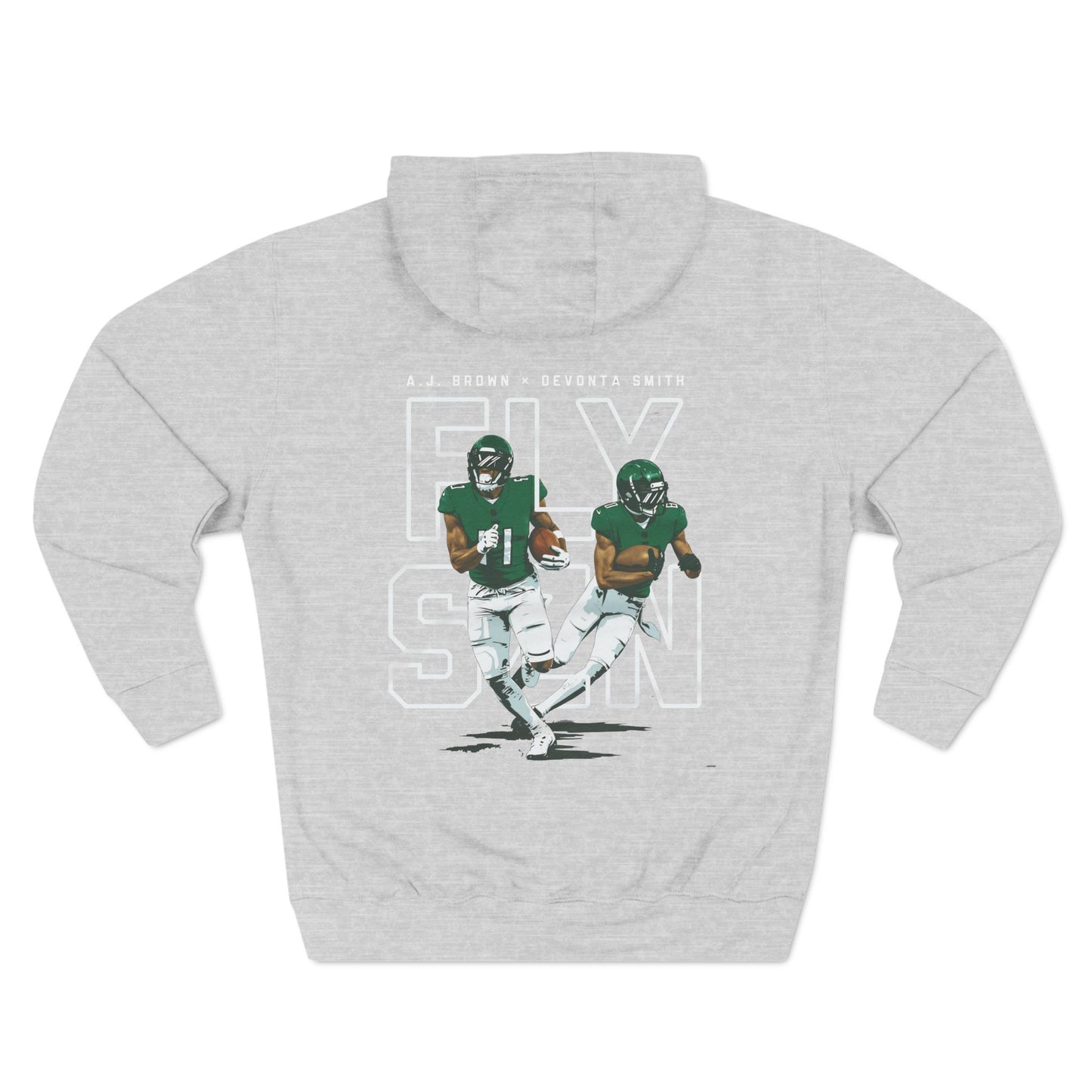 Eagles Triple Threat Hoodie – Hurts, Brown, and Smith Edition