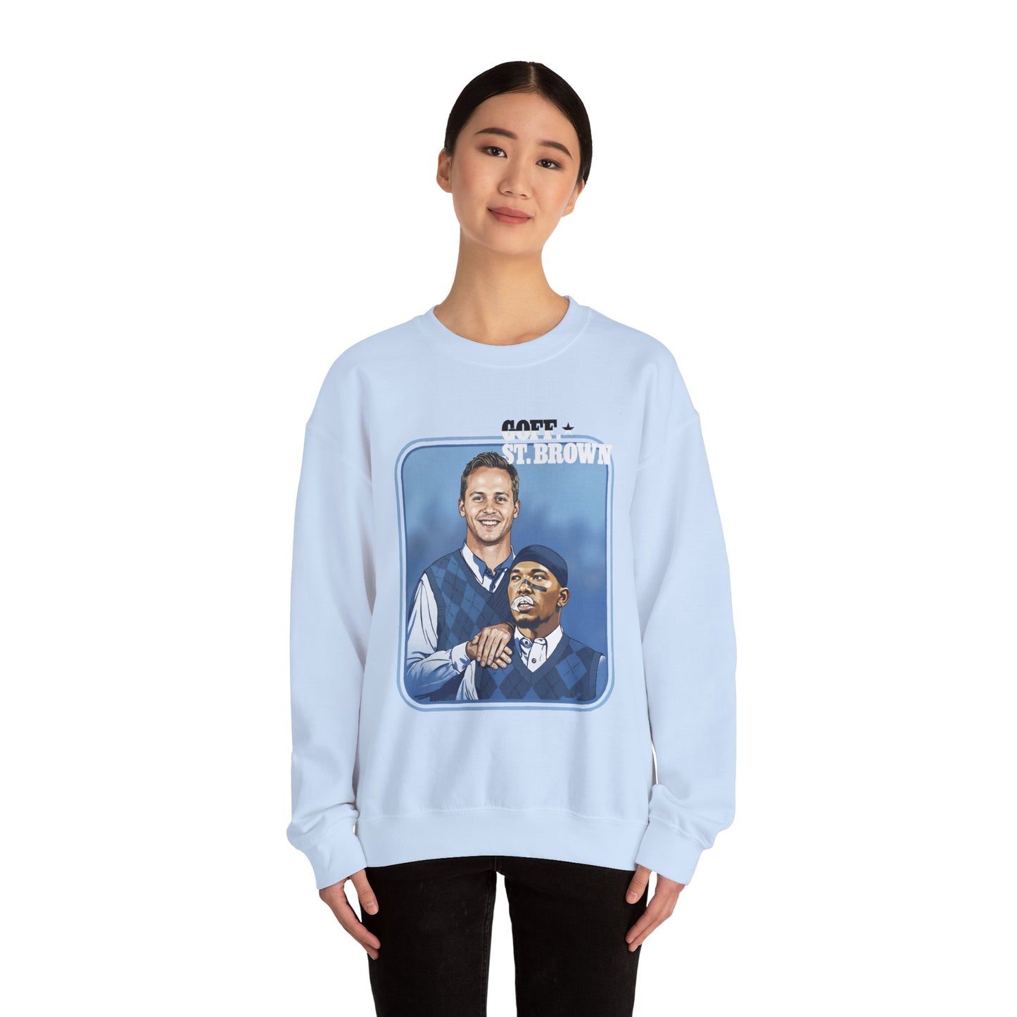 Goff & St. Brown Dynamic Duo Sweatshirt