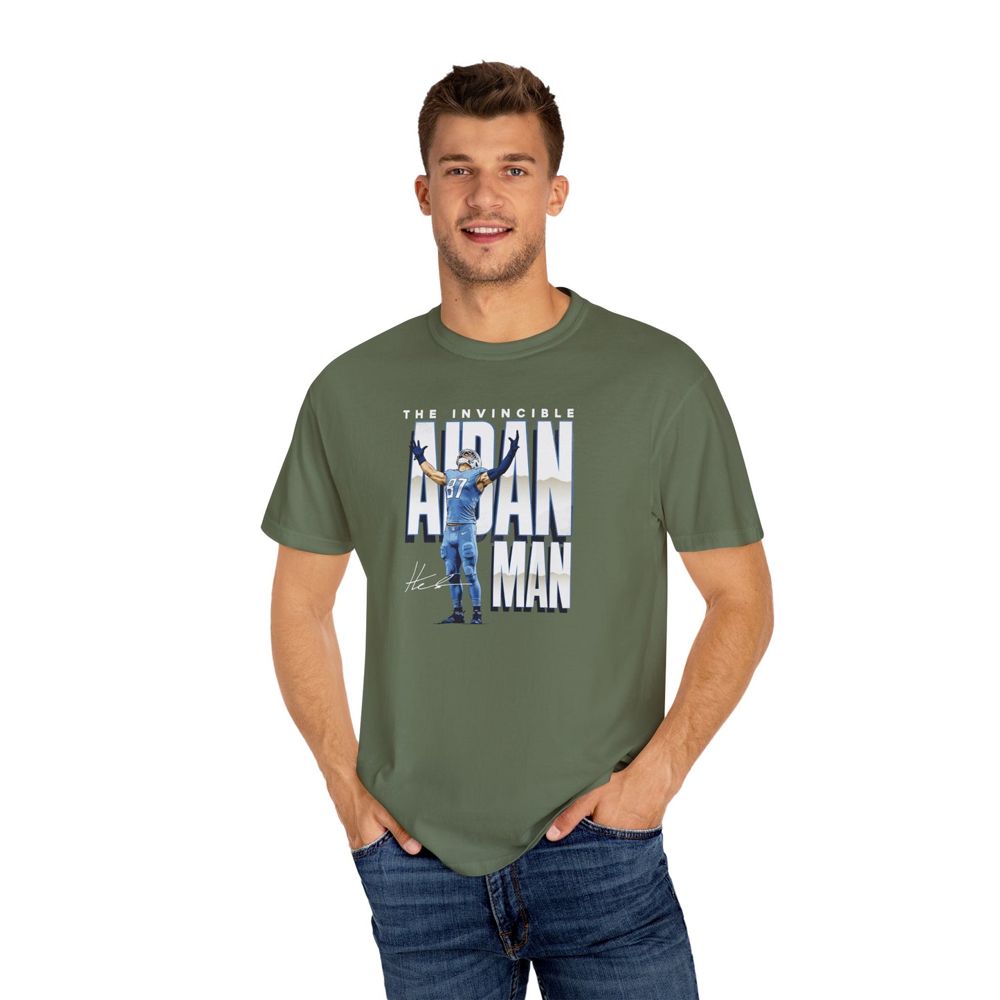 Aidan Hutchinson Signature Premium T-shirt