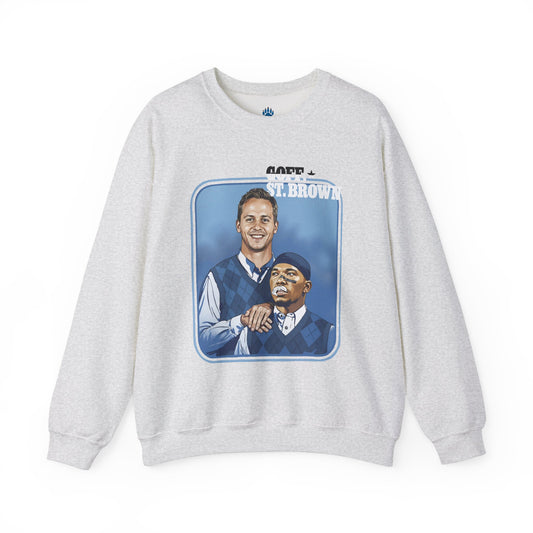 Goff & St. Brown Dynamic Duo Sweatshirt