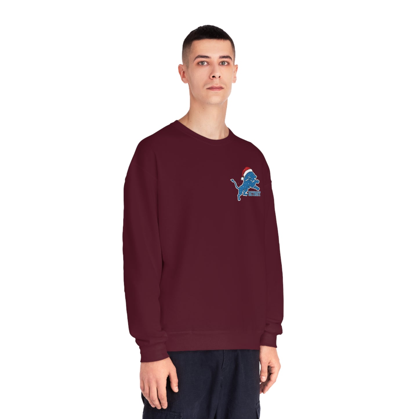Lions Christmas Cheer Sweatshirt – Roar Through the Holidays