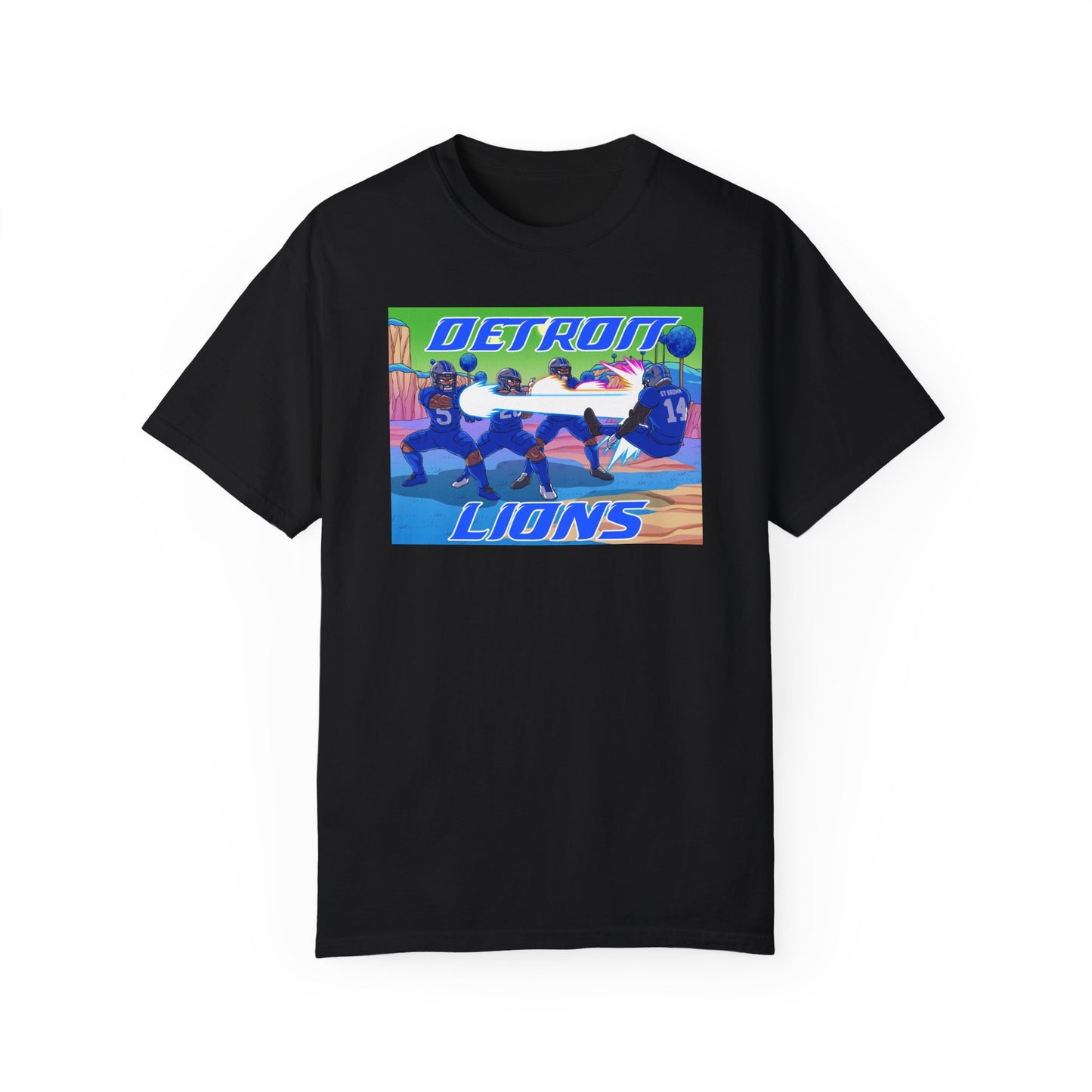 Detroit Lions Saiyan Strength Premium T-shirt