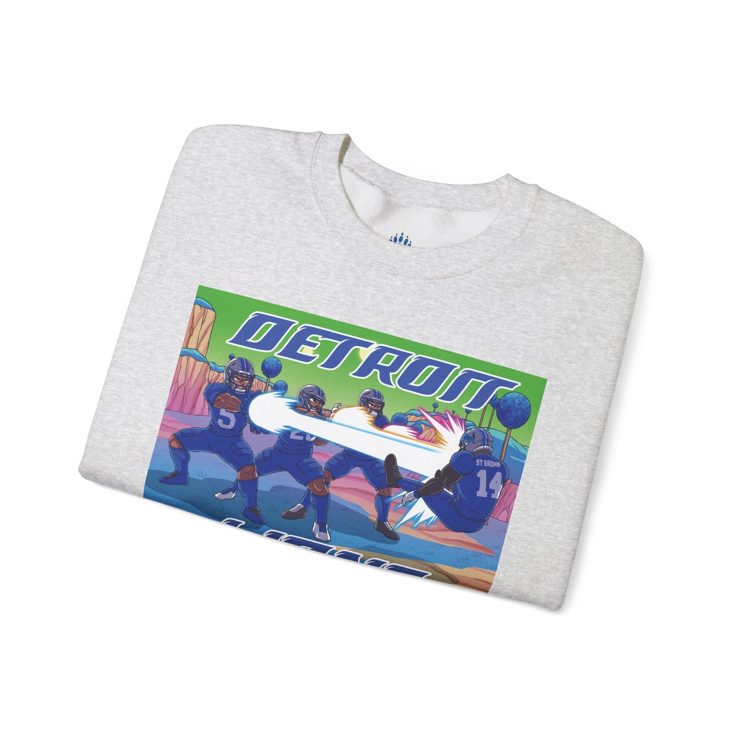 Detroit Lions Saiyan Strength Sweatshirt