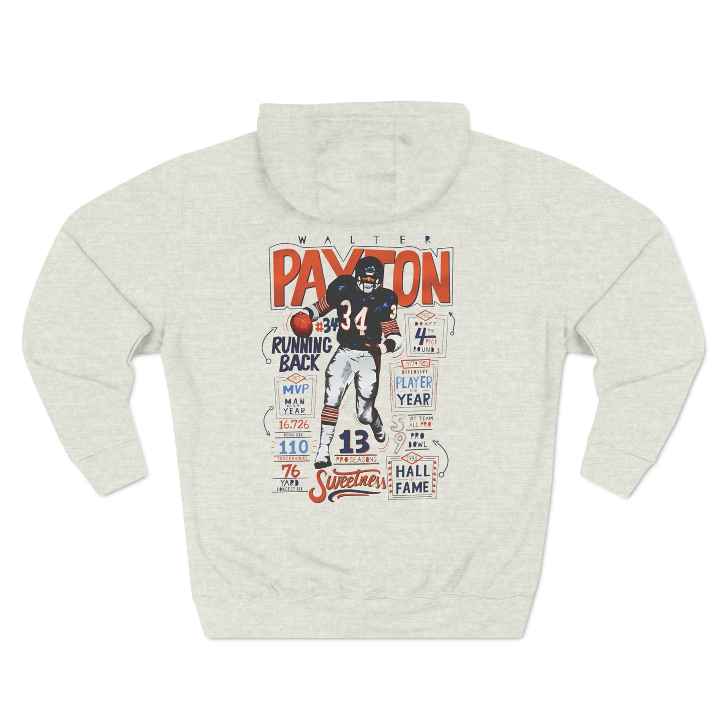 Walter Payton Signature Hoodie – Bears Legend Edition
