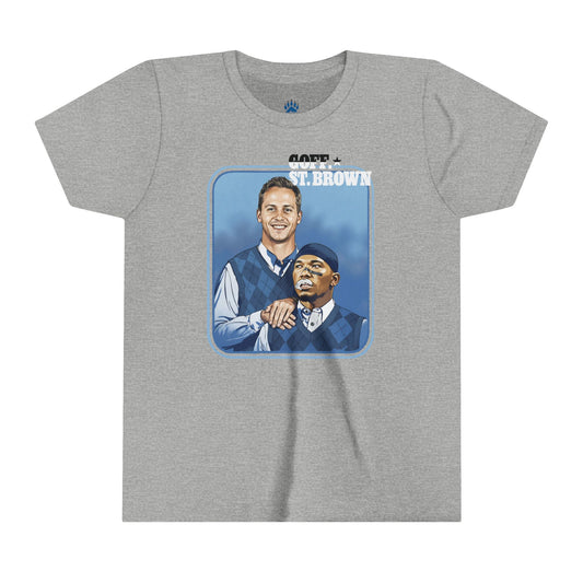 Goff & St. Brown Dynamic Duo Youth T-shirt
