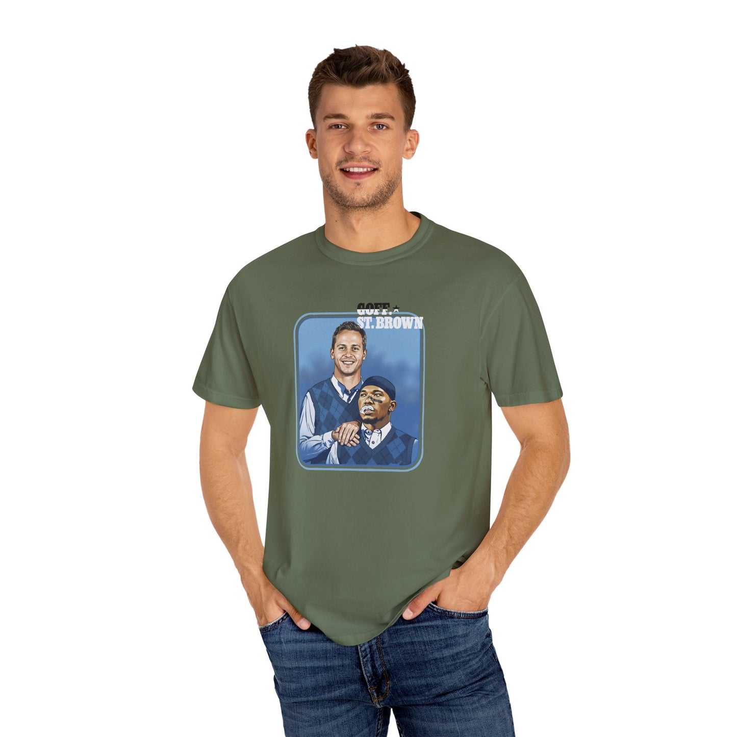 Goff & St. Brown Dynamic Duo Premium T-shirt