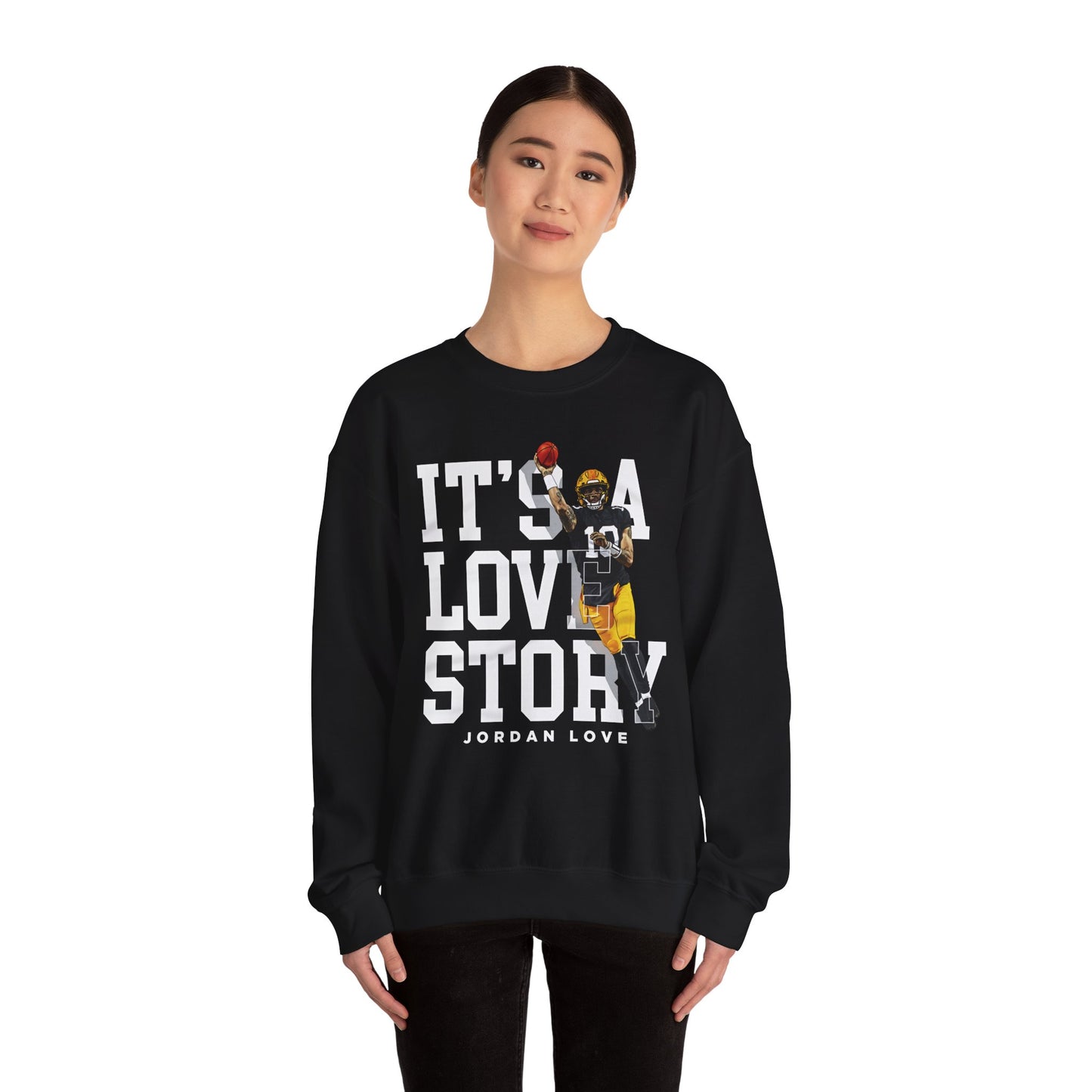 It’s a Love Story Sweatshirt – Jordan Love Packers Edition