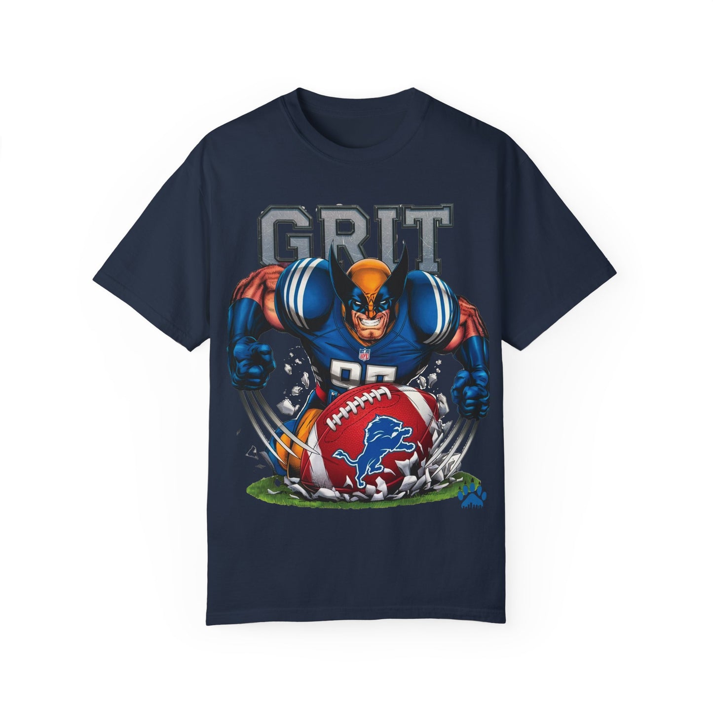 Detroit Lions Wolverine Grit Premium T-shirt