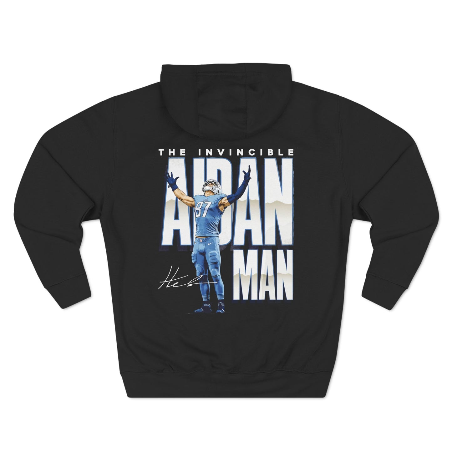 Aidan Hutchinson Signature Hoodie – Lions Edition