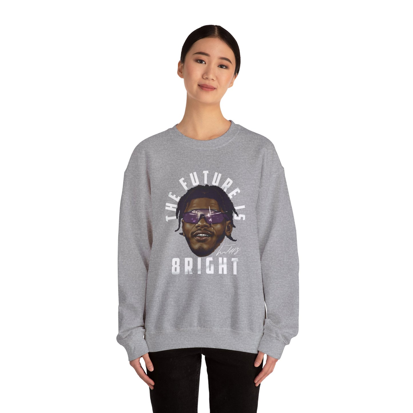 The Future Is Bright Sweatshirt – Lamar Jackson Ravens Edition