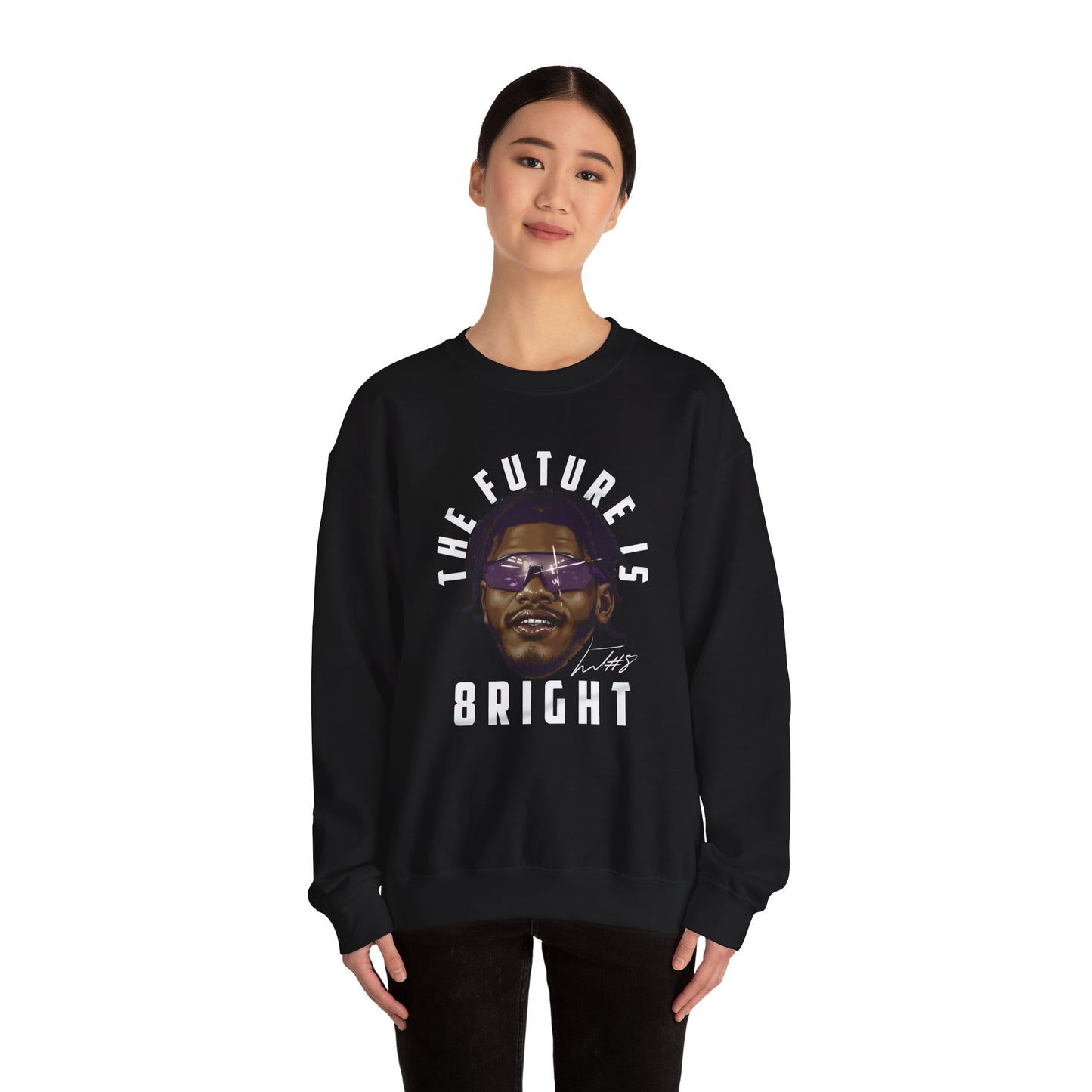 The Future Is Bright Sweatshirt – Lamar Jackson Ravens Edition