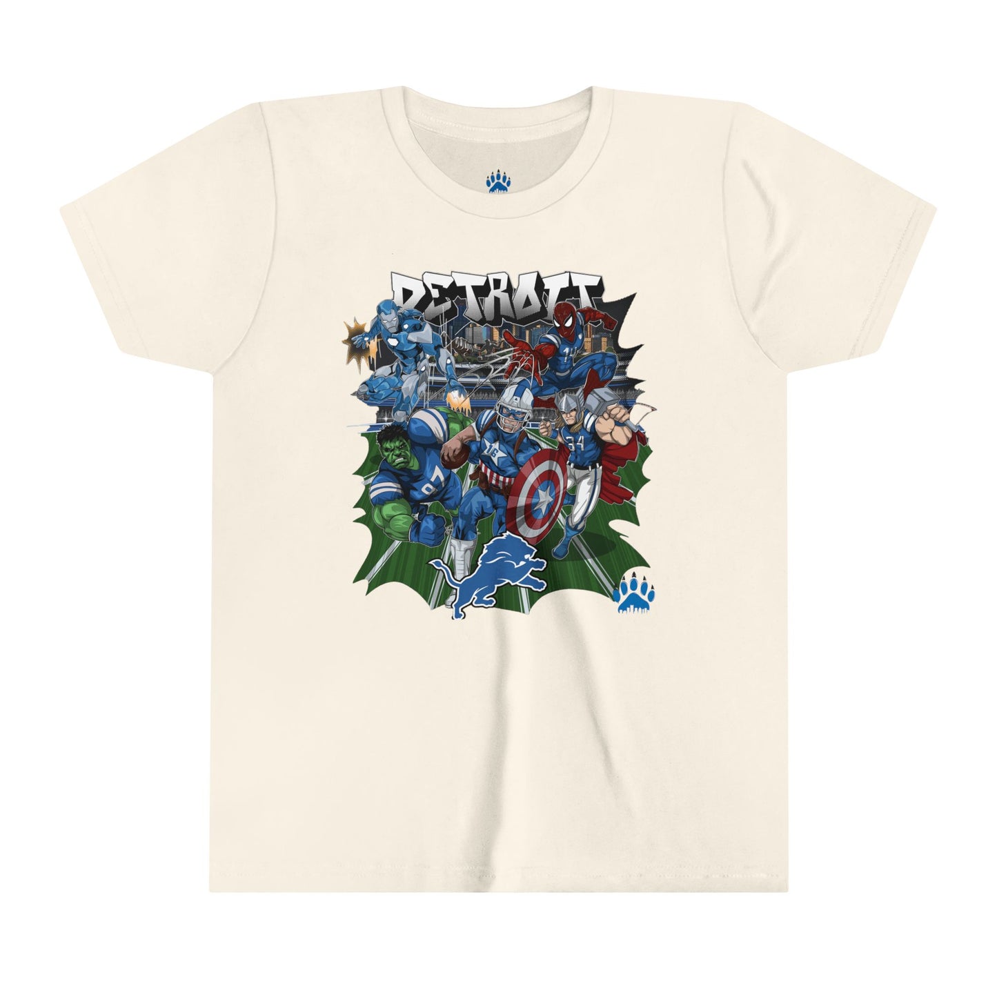 Marvel Heroes of Detroit Youth T-shirt