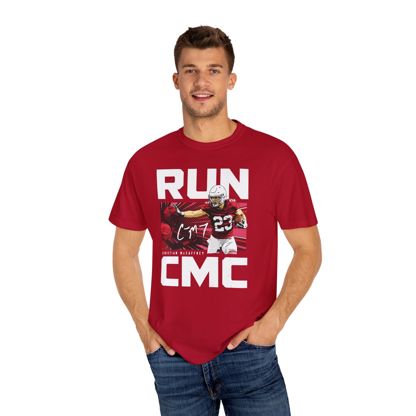 Christian McCaffrey Signature Premium T-shirt