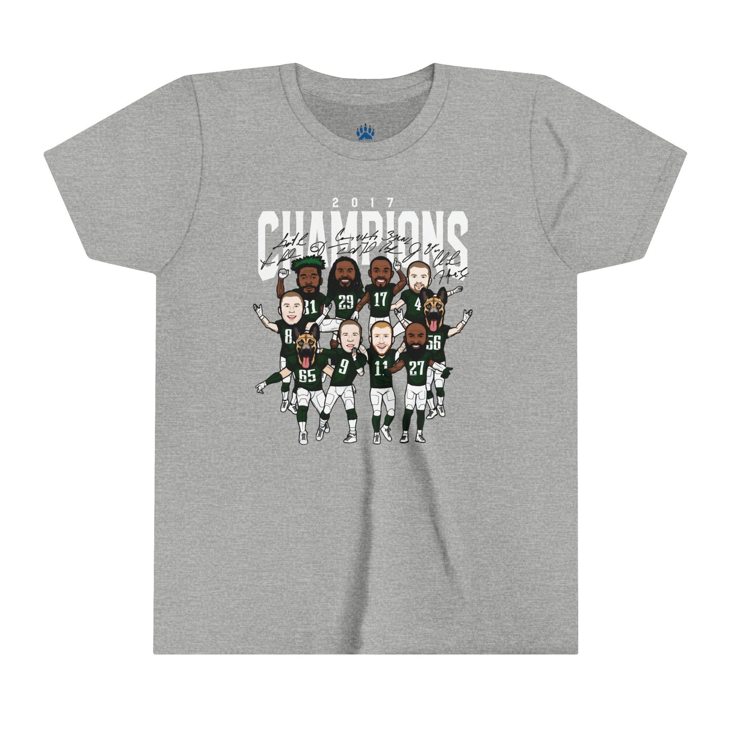 2017 Eagles Champions Youth T-shirt