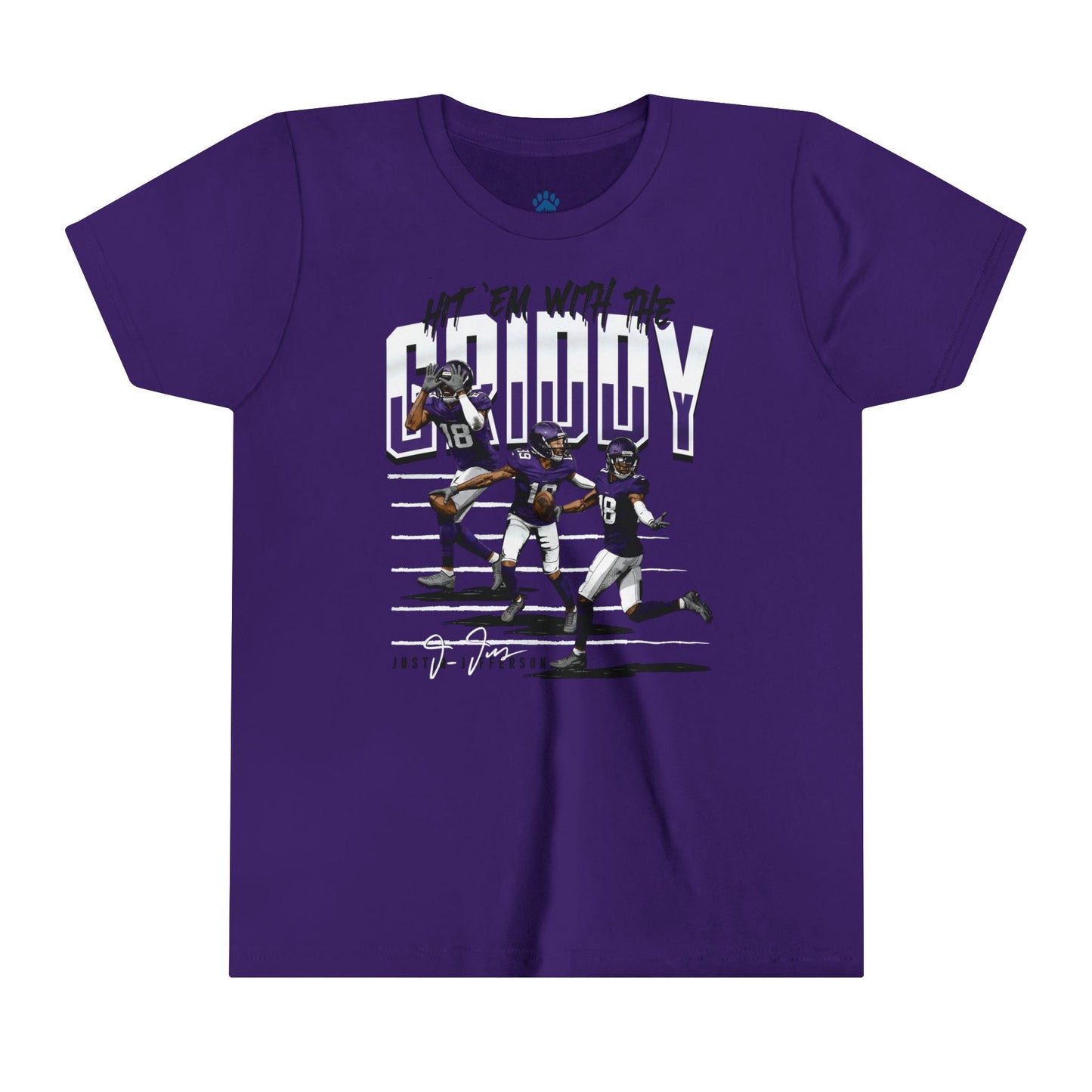 JJ Griddy King Youth T-shirt