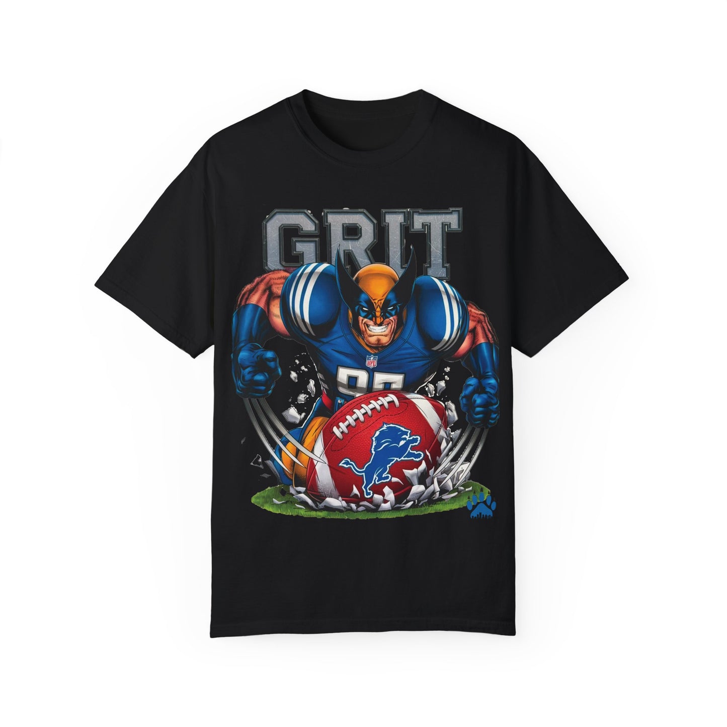 Detroit Lions Wolverine Grit Premium T-shirt