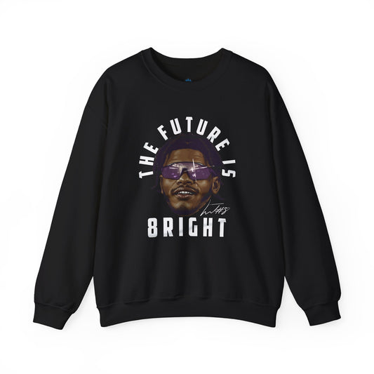 The Future Is Bright Sweatshirt – Lamar Jackson Ravens Edition