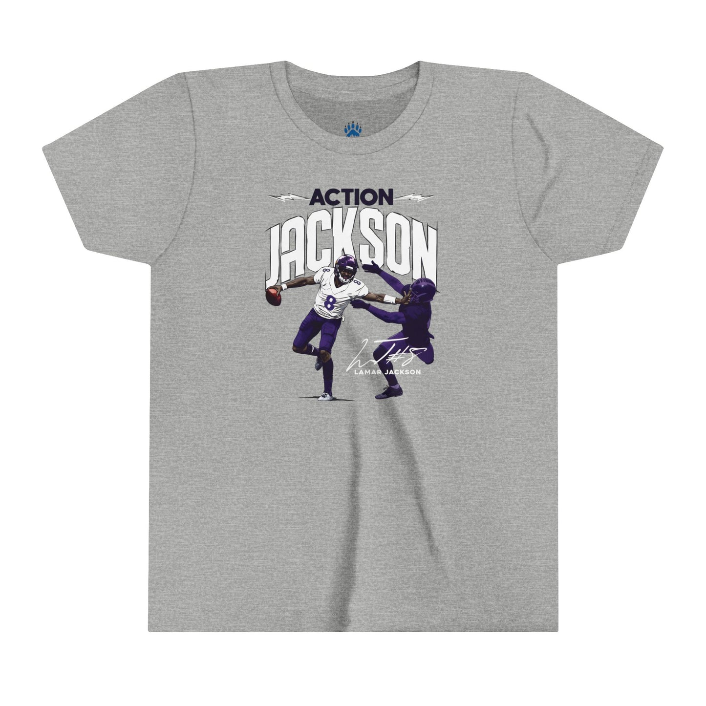 Action Jackson Youth T-shirt