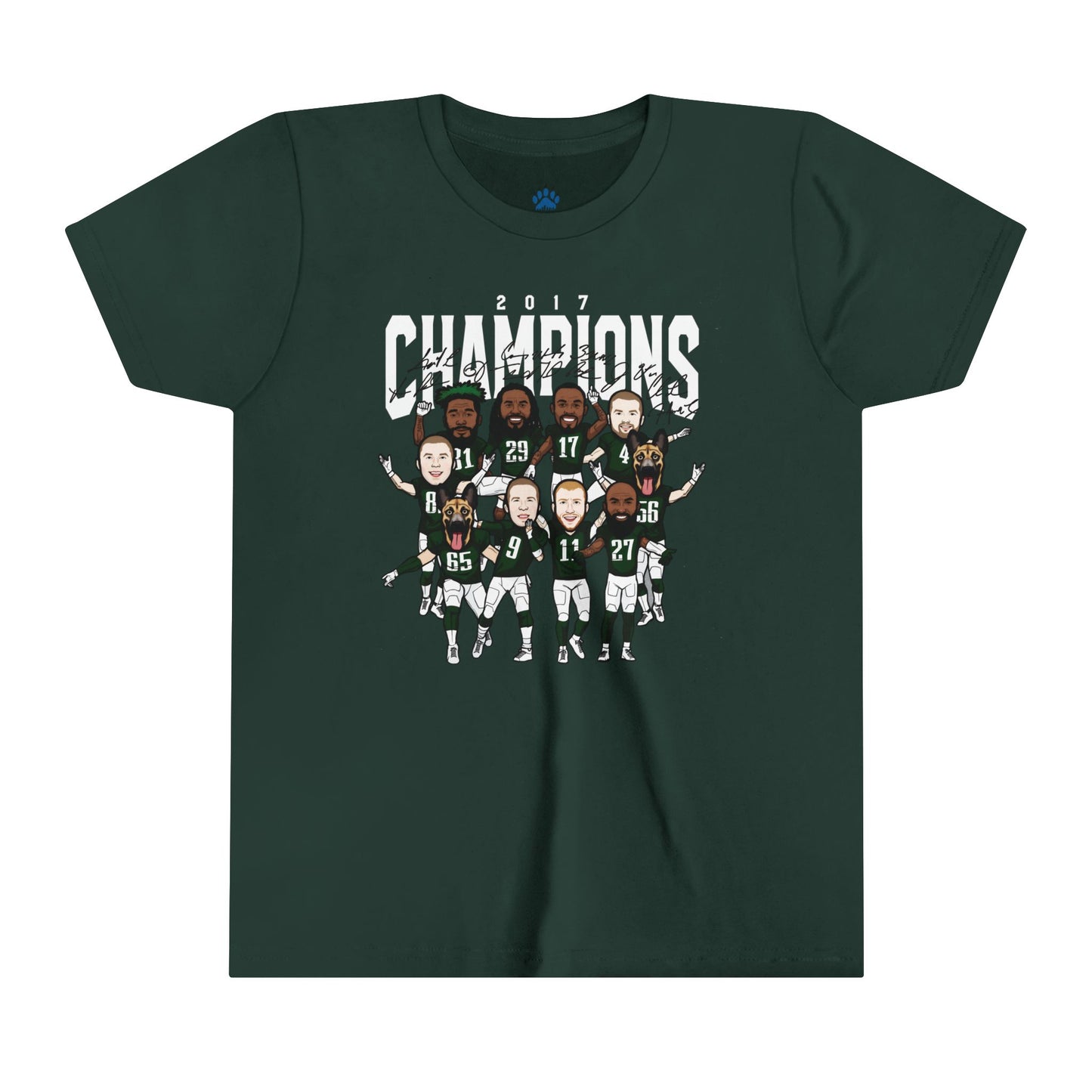 2017 Eagles Champions Youth T-shirt