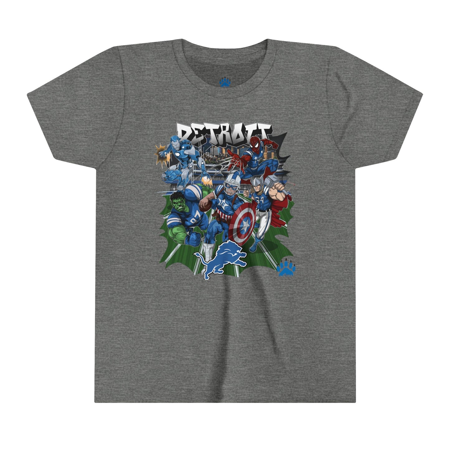 Marvel Heroes of Detroit Youth T-shirt
