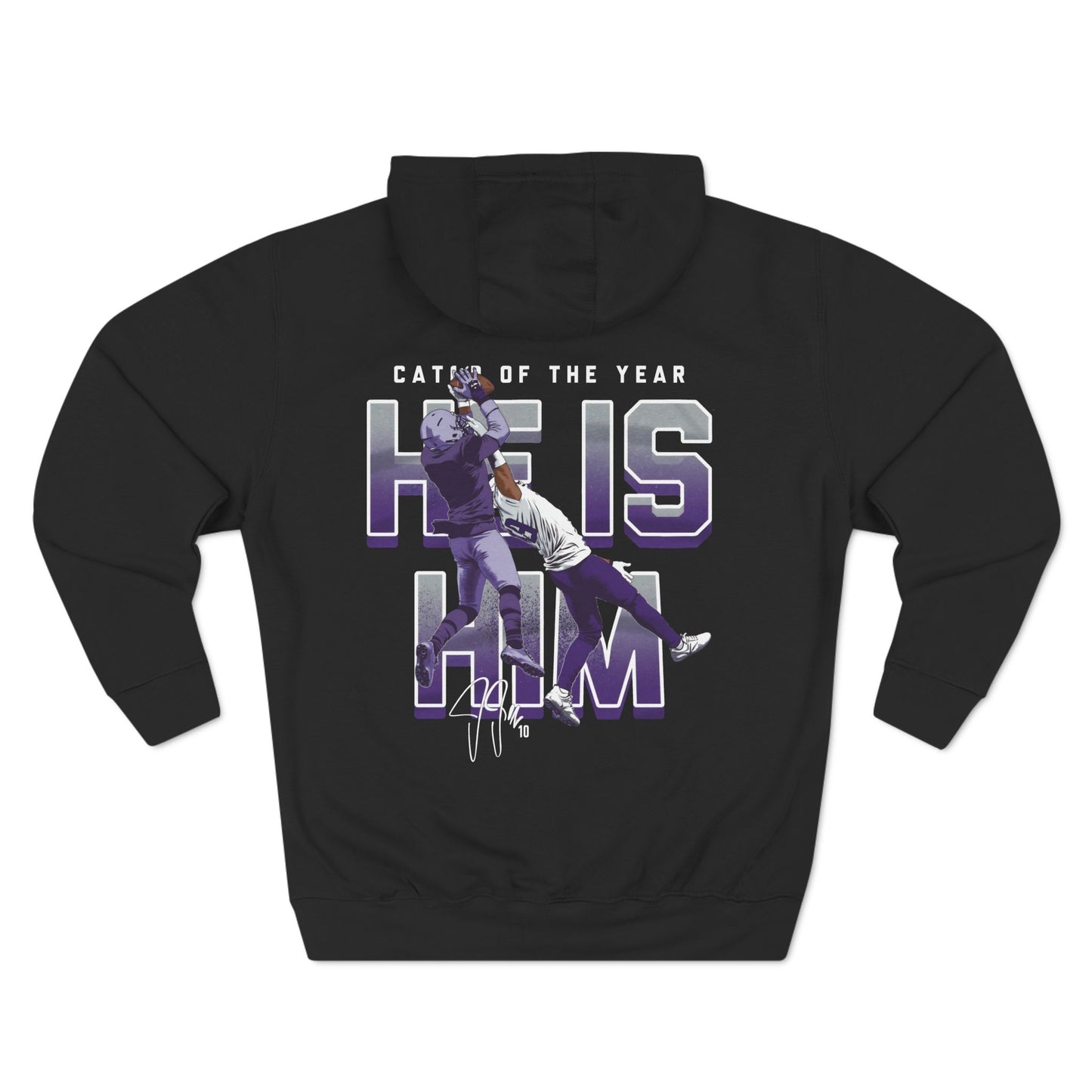 He Is Him Hoodie – Justin Jefferson Vikings Edition