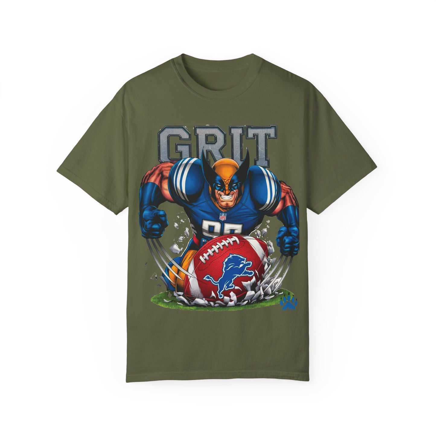 Detroit Lions Wolverine Grit Premium T-shirt