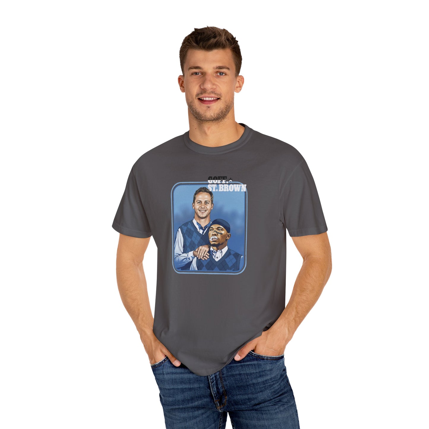 Goff & St. Brown Dynamic Duo Premium T-shirt