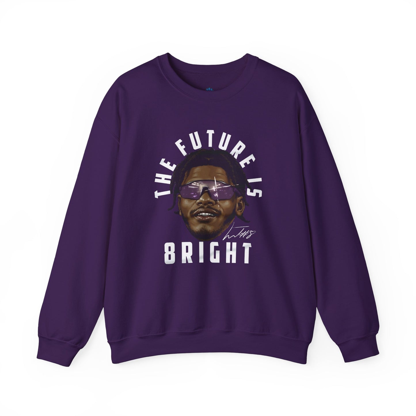 The Future Is Bright Sweatshirt – Lamar Jackson Ravens Edition