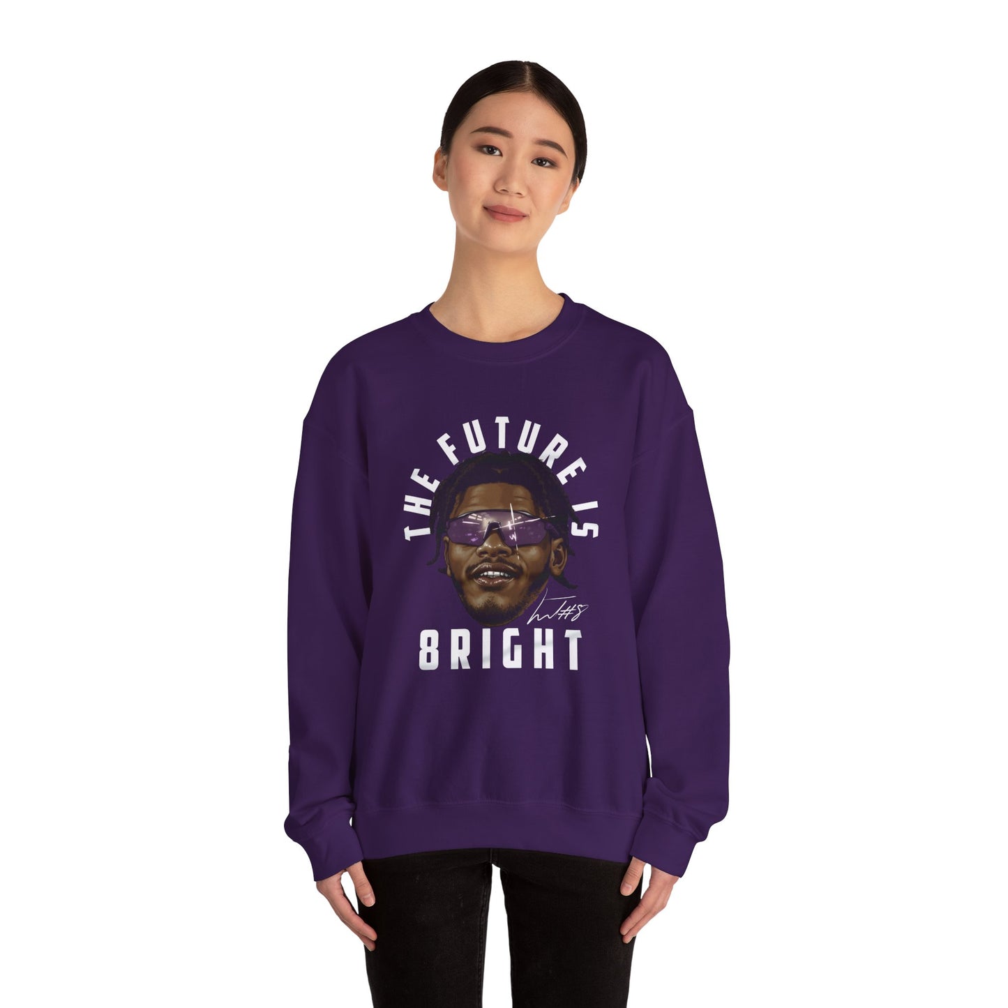 The Future Is Bright Sweatshirt – Lamar Jackson Ravens Edition