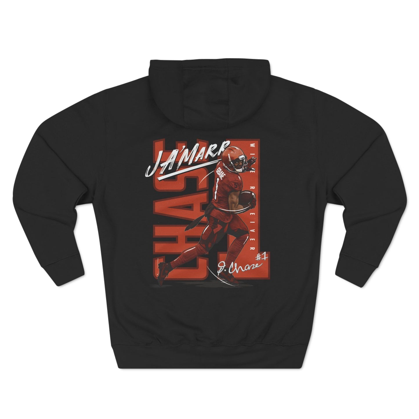 Jamar Chase Signature Hoodie – Bengals Edition