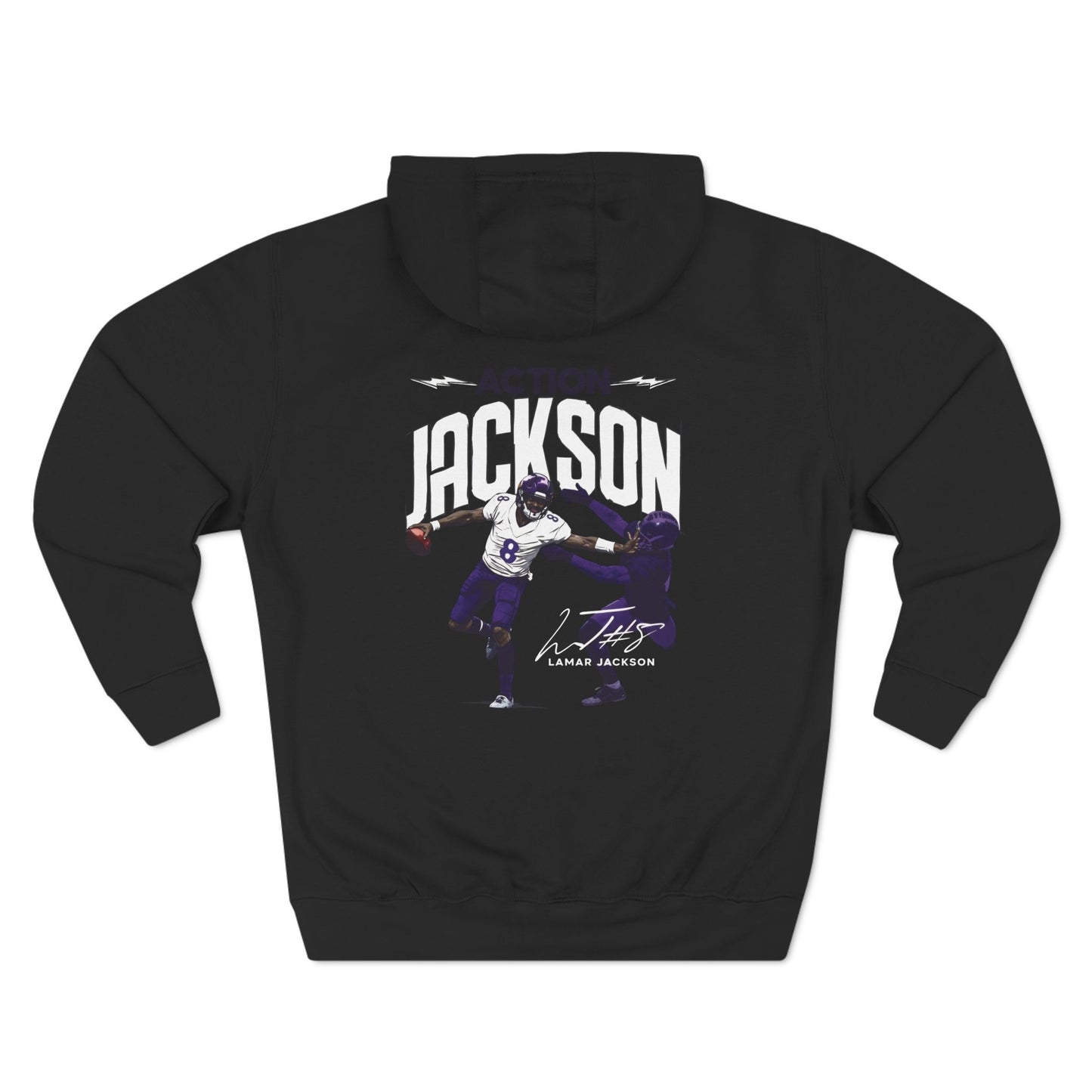 Action Jackson Hoodie – Ravens Edition