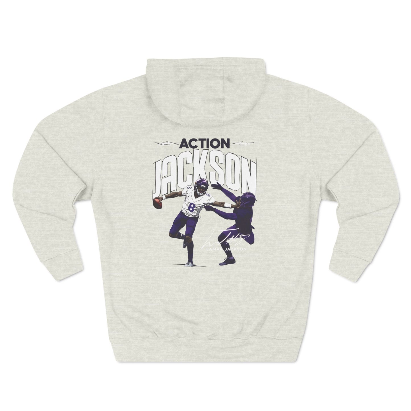 Action Jackson Hoodie – Ravens Edition