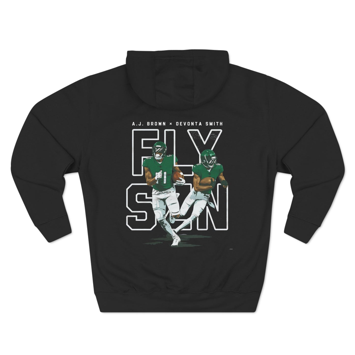 Eagles Triple Threat Hoodie – Hurts, Brown, and Smith Edition